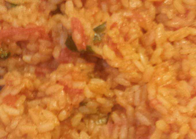 Steps to Make Quick Kayla&#39;s Spanish rice