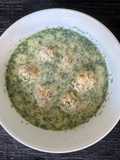 Youvarlakia Avgolemono (Lemony Chicken Meatball Soup)