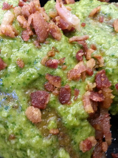 A picture of Bacon-Arugula Pesto Chicken.