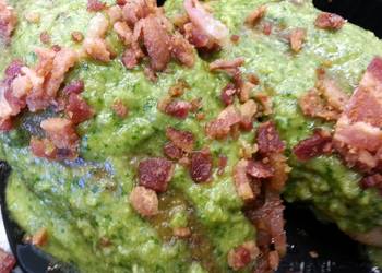 New Recipe BaconArugula Pesto Chicken Delicious New Recipe BaconArugula Pesto Chicken Delicious