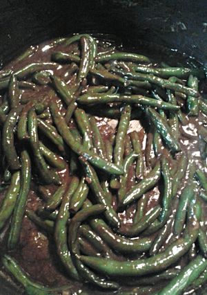 A picture of Spicy Muddy beans.