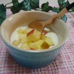 A picture of Sugar-free Double Textured Apple Yogurt.