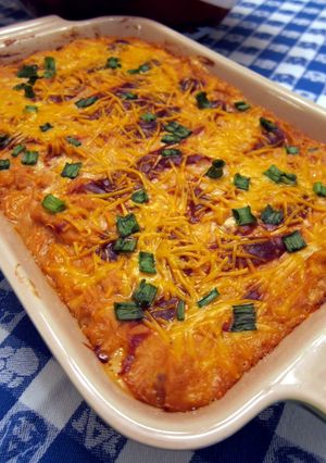 A picture of BBQ Chicken Dip.