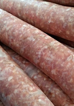 A picture of Homemade Apple Sausage.