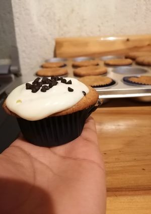 Una foto de Muffins de plátano y nuez