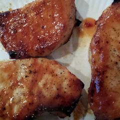 A picture of quick & easy sweet & sour pork chops.