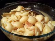 A picture of chorizo pasta