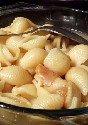 A picture of Chorizo pasta.
