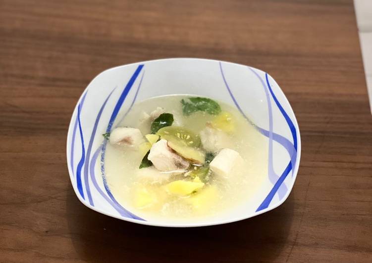 Cara mudah memasak Sop Ikan Dori yang mudah