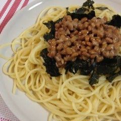 A picture of Easy Butter Flavored Natto Pasta.