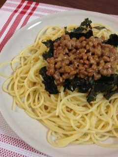 A picture of Easy Butter Flavored Natto Pasta.