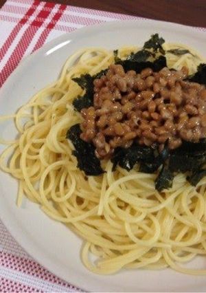 A picture of Easy Butter Flavored Natto Pasta.
