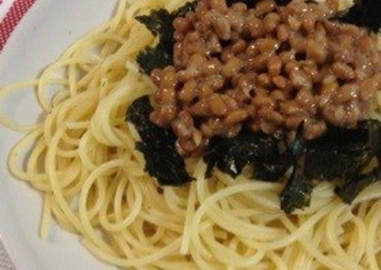 Simple Way to Make Award-winning Easy Butter Flavored Natto Pasta