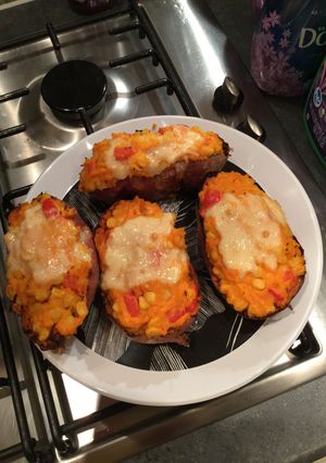 A picture of Southwest Stuffed Sweet Potatoes.