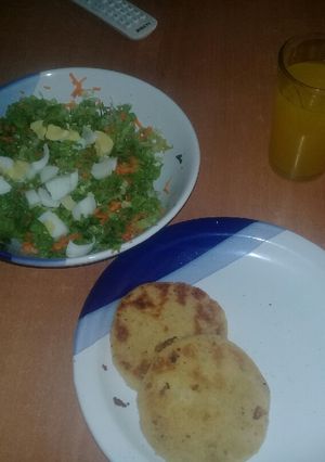 Una foto de Hamburguesa de garbanzos (en conserva)