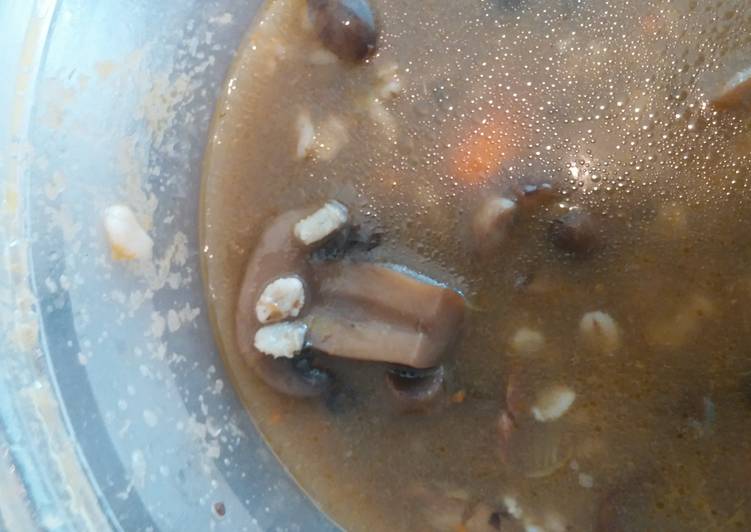 Recipe of Any-night-of-the-week Beef, Mushroom &amp; Barley Soup