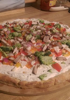 A picture of Veggie Pizza.