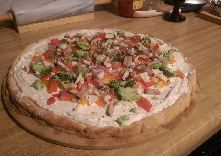 Recipe of Super Quick Homemade Veggie Pizza