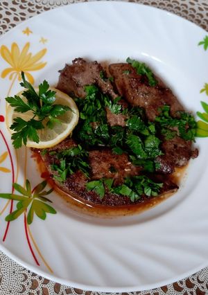 Une photo de Foie d'agneau citron 🍋