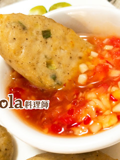 烤魚漿串佐泰式甜辣醬 的食譜成品照片