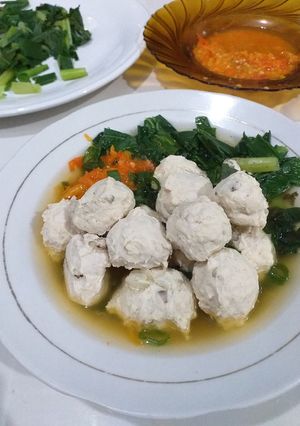 Foto resep Bakso Ayam tanpa tepung #diet #DEBM