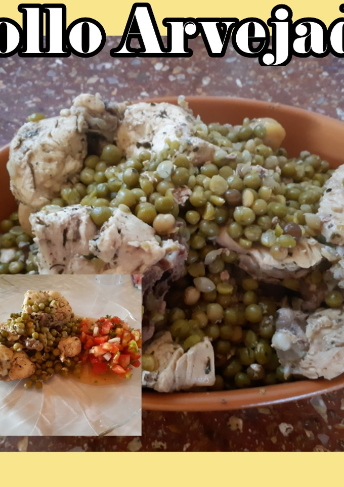 Una foto de Pollo Arvejado