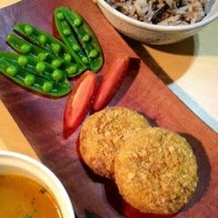Baked Croquettes with Bacon, Corn & Cheese A picture of Baked Croquettes with Bacon, Corn & Cheese.