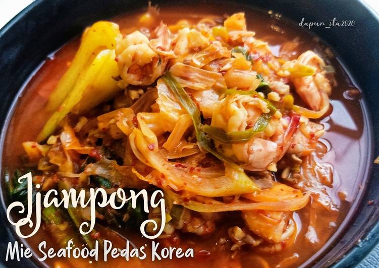 Jjampong / Mie Seafood Pedas Korea