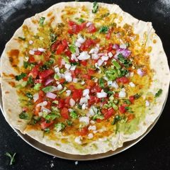 A picture of Karari roti.