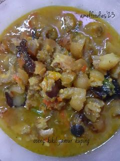 Foto resep Oseng kikil jamur kuping