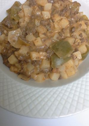A picture of Easy Skillet Beef & Hash.