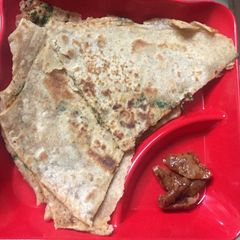 A picture of Layers masala paratha.