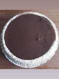 Upside-Down Vanilla and Chocolate Cream Tart