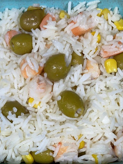 Una foto de Ensalada de arroz basmati