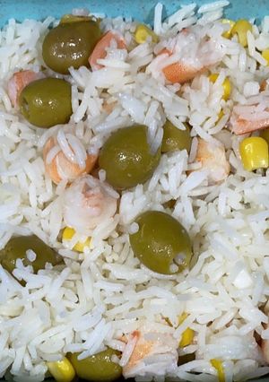 Una foto de Ensalada de arroz basmati