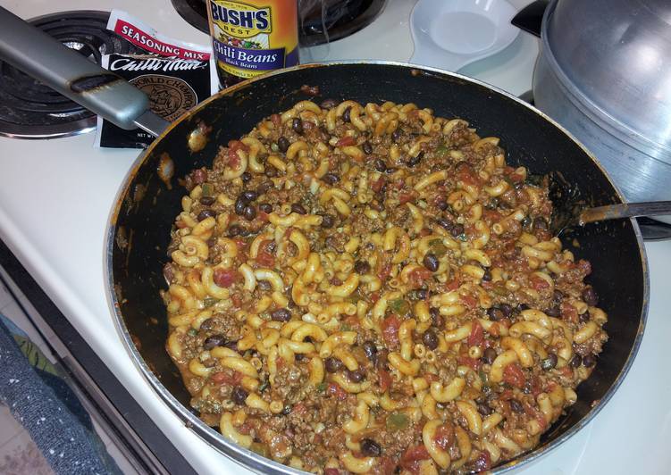 Recipe: Delicious Chili Mac