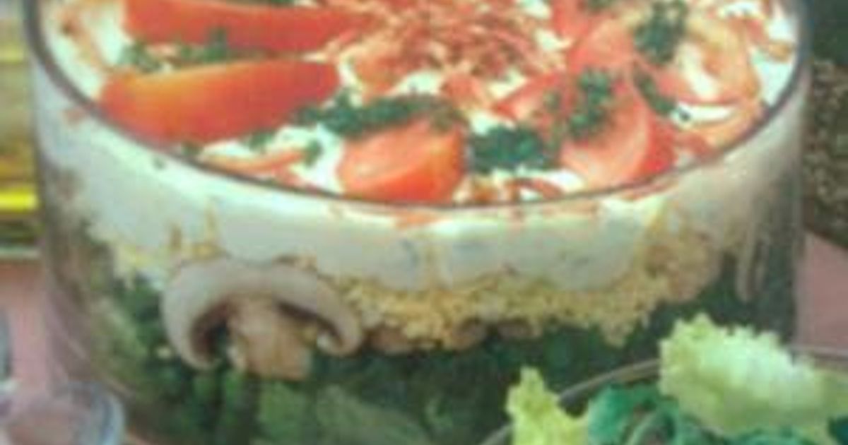 Layered Creamy Garden Salad Recipe By Jodie.Lee.83 — free download