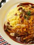 Demi-Glace Omurice with 1:1 Ketchup Sauce