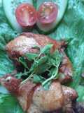 Deep fry chicken milk marinated