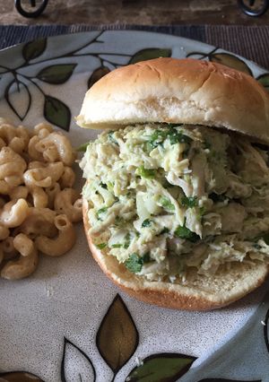 A picture of Avocado Chicken Salad.