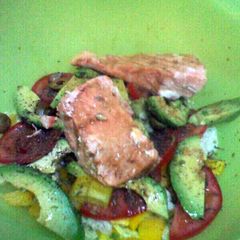 A picture of Oh Mega Three Salad.