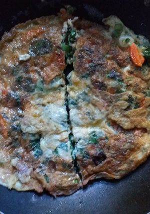 Foto resep Telur dadar praktis