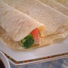 A picture of Tofu and Soft Tortillas.
