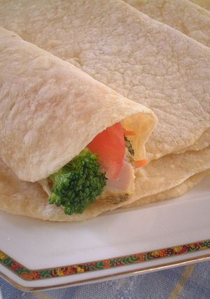 A picture of Tofu and Soft Tortillas.