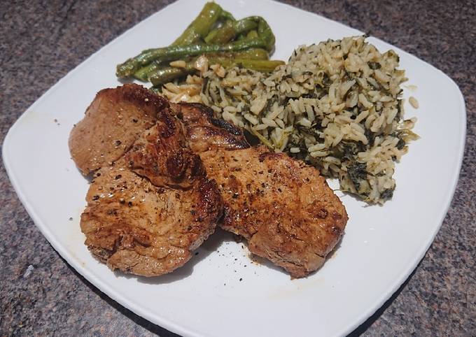 Pan Fried Pork Shoulder Steaks