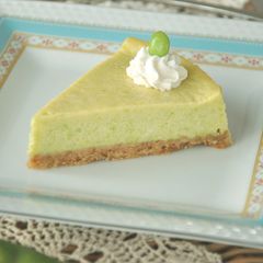 A picture of Edamame (Zunda) Cheesecake.