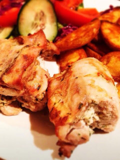 A picture of Feta & Thyme Stuffed Chicked.