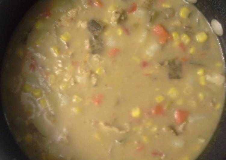 Steps to Make Ultimate Chicken and Corn Chowder