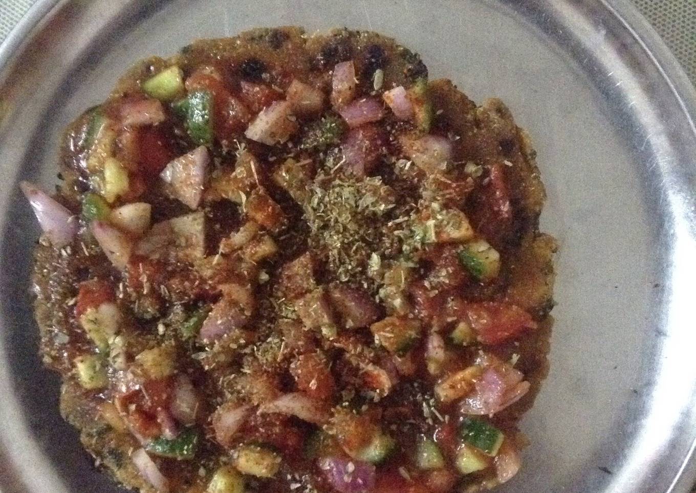 Pizza Paratha (or Paratha with Wrap)