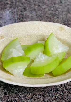 Hình của món Bầu Luộc.